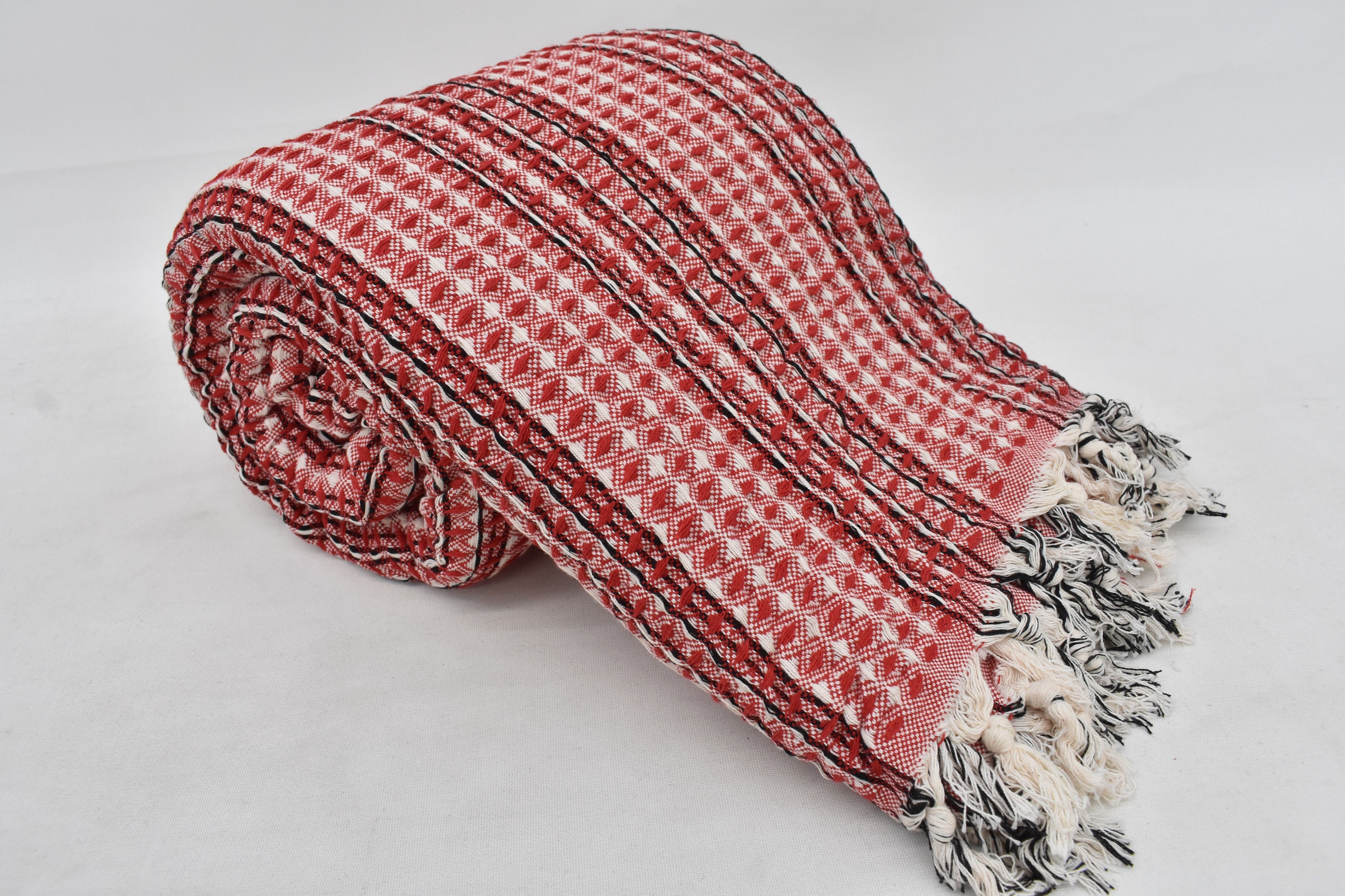 Organic Cotton Blanket Turkish Blanket Handmade Blanket Etsy