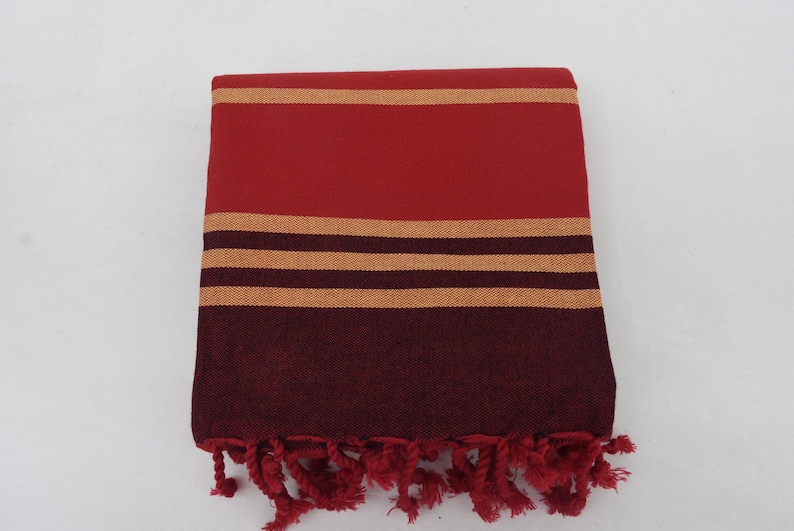 Beach Towel Pool Towel Hammam Towel,Turkish Towel 70x32 Dblg-PnrKzl Soft Red and Burgundy Towel Decorative Towel 180x80 cm Bath Towel
