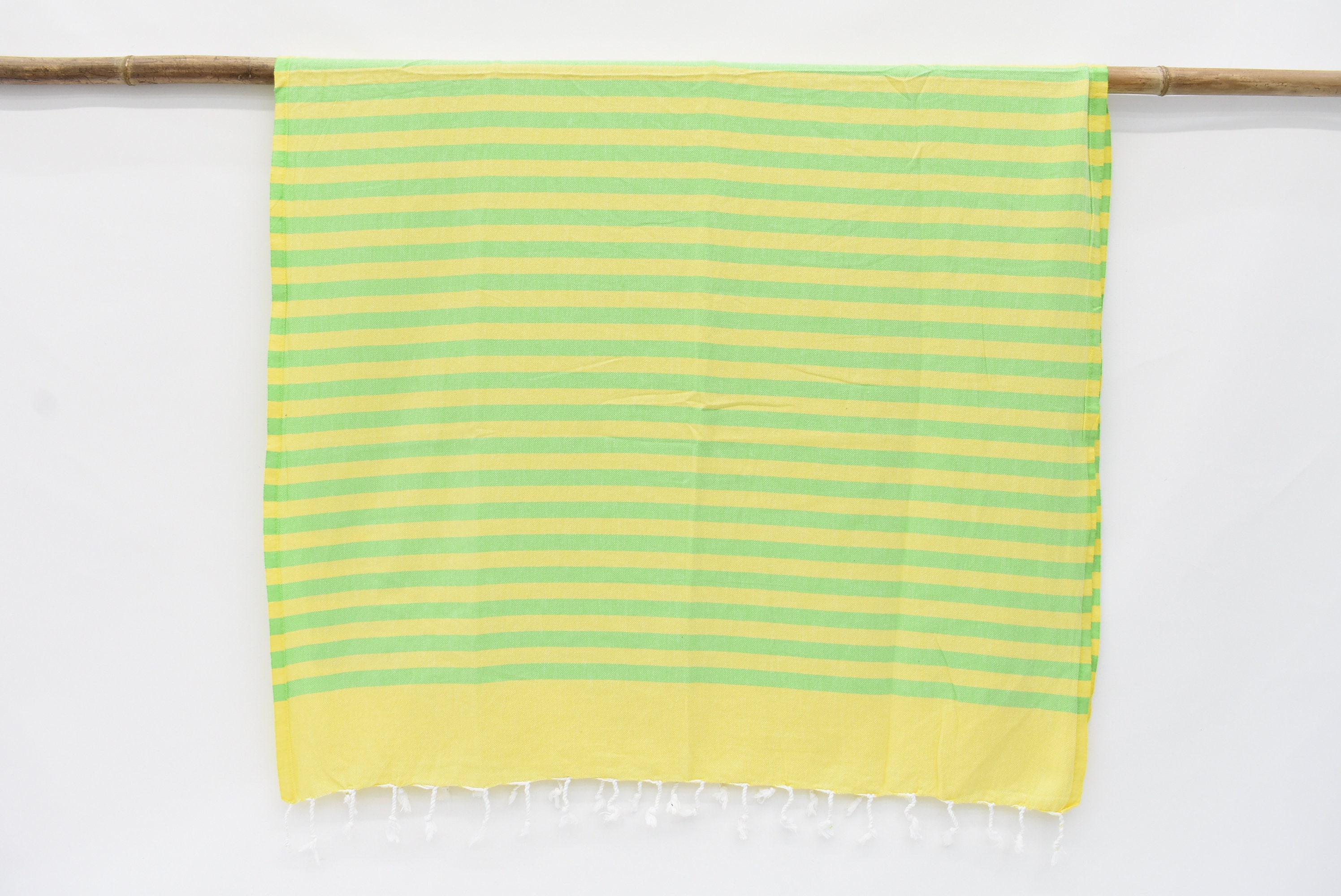 Yellow and Green Towel66x40Turkish TowelDecorative Bath Etsy