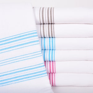 Christmas Gift, Towel With Name, Boyfriend Gift, Best Friend Gift, Personalized Gifts, 70&quot;x40&quot; Fuchsia Striped Terry Towel,