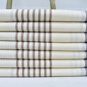 Turkish Towel, Sauna Towel, Beach Towel, Viscose Towel,76x36 Brown Towel, Striped Towel, Yoga Towel, Bath Towel, Kitchen Towel Mld-Afrdt_860