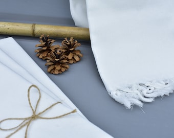 White WHOLESALE TOWEL, Turkish Towel 32x62 Towel, Bridesmaid Gift Towels, Organic Towel, White Towel, Beach Towel, Kitchen Towel Osm-Byz_009