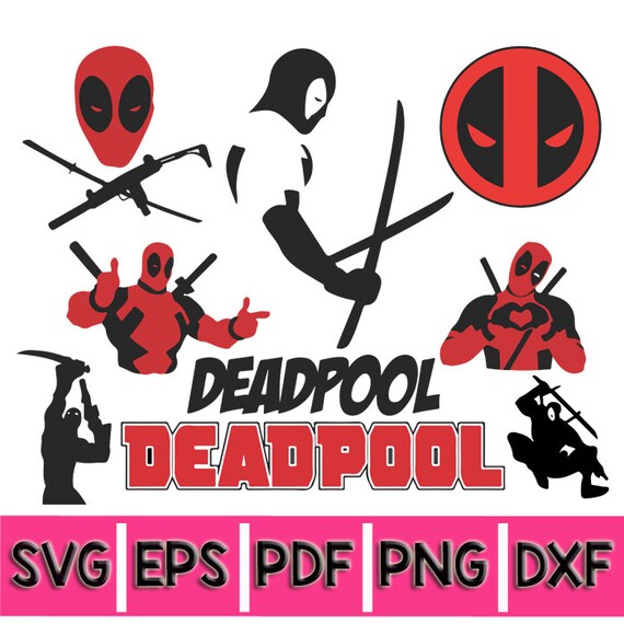 Download Deadpool svg Deadpool clipart silhouette Deadpool ...