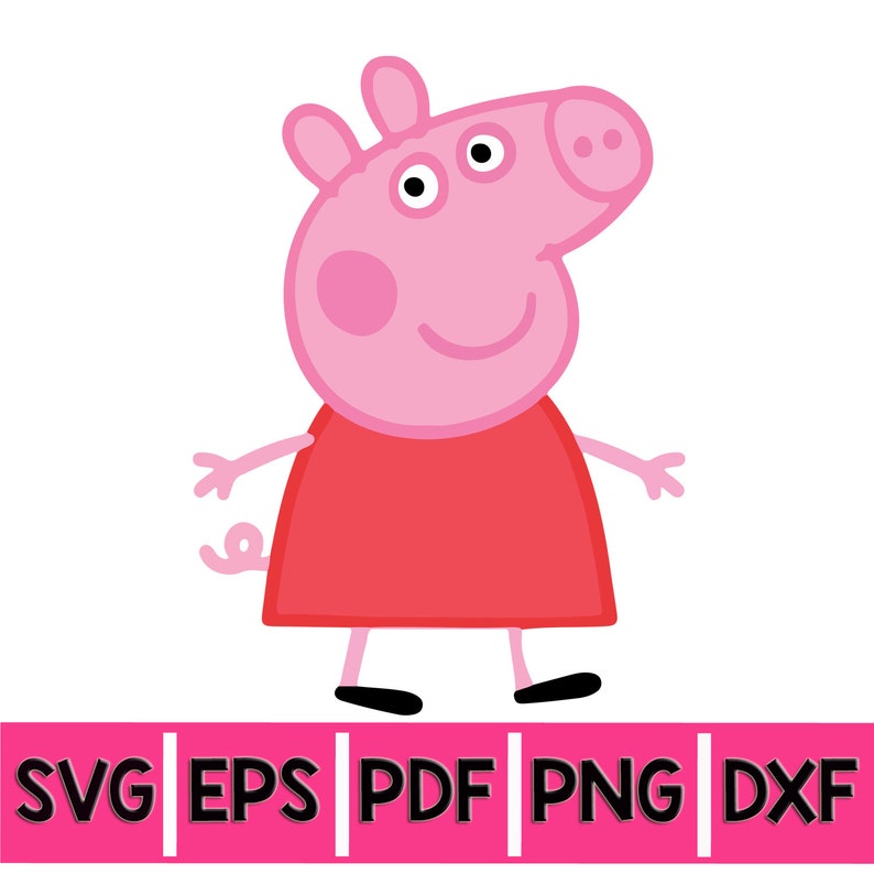 Download Peppa pig svgdxfpngeps Cut File Cricut Designs Silhouette ...