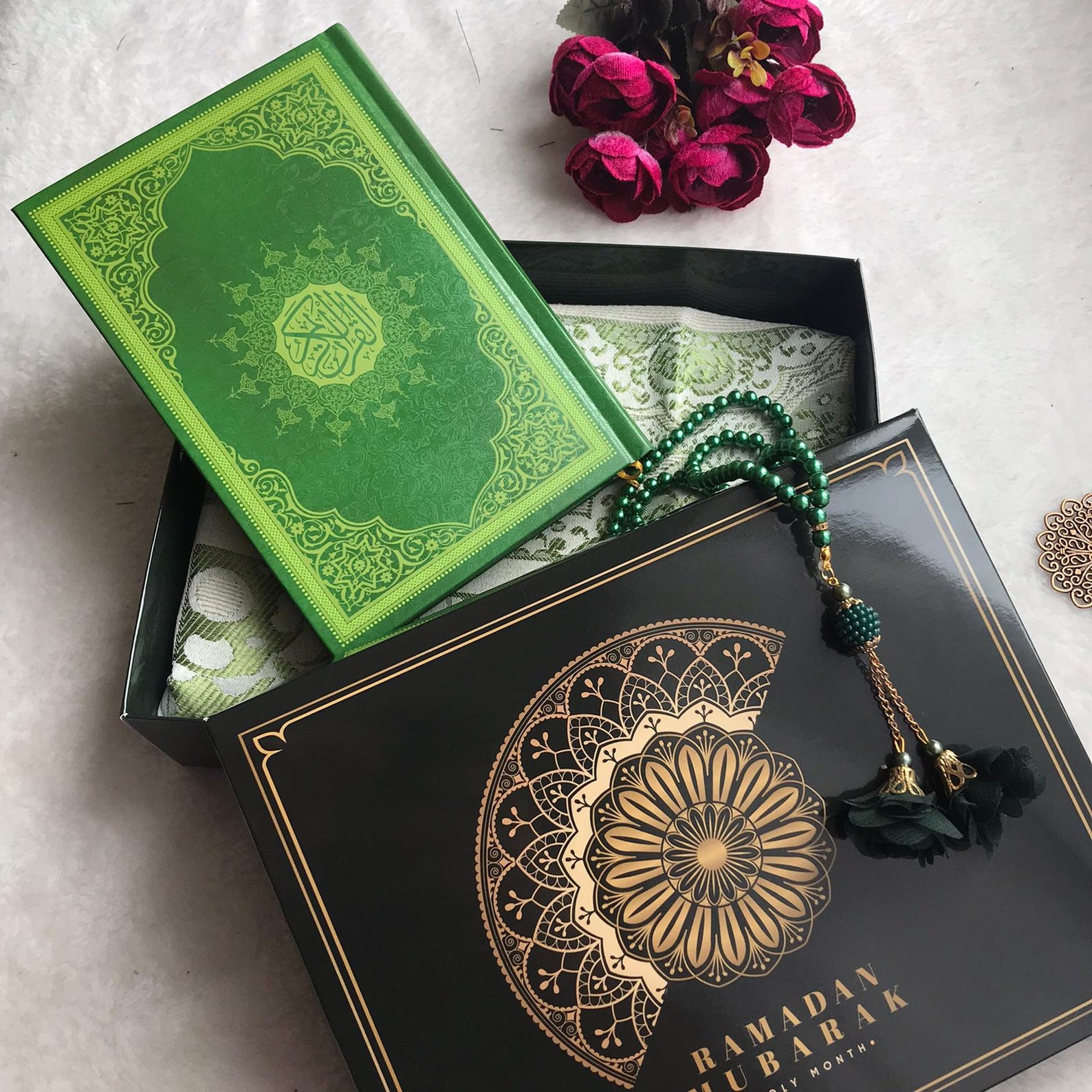 Prayer Rug Set Muslim Prayer Mat Ramadan Special Janamaz Etsy