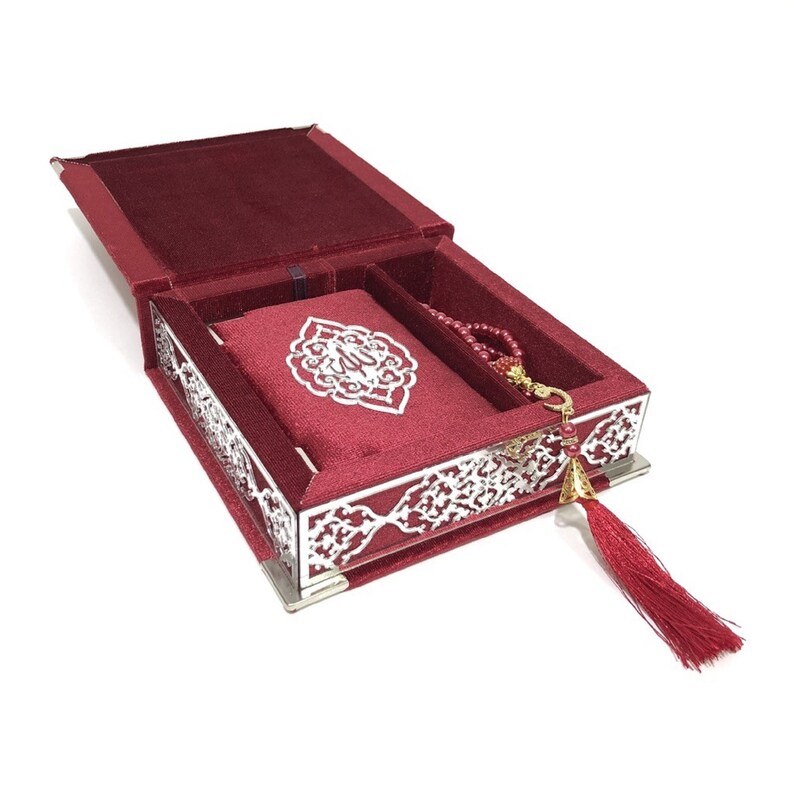 Velvet Wooden Box Quran Quran Sets Quran Arabic Quran and Etsy