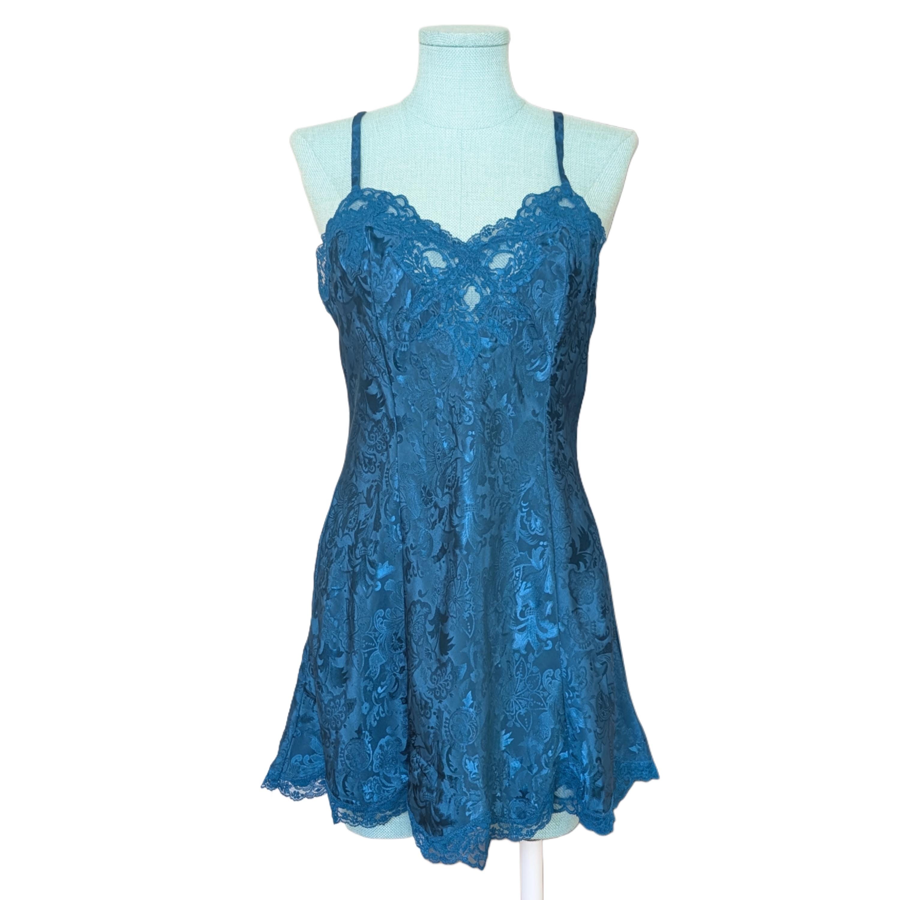 Abito lungo in raso con ricamo Donna, Nero | TWINSET Milano