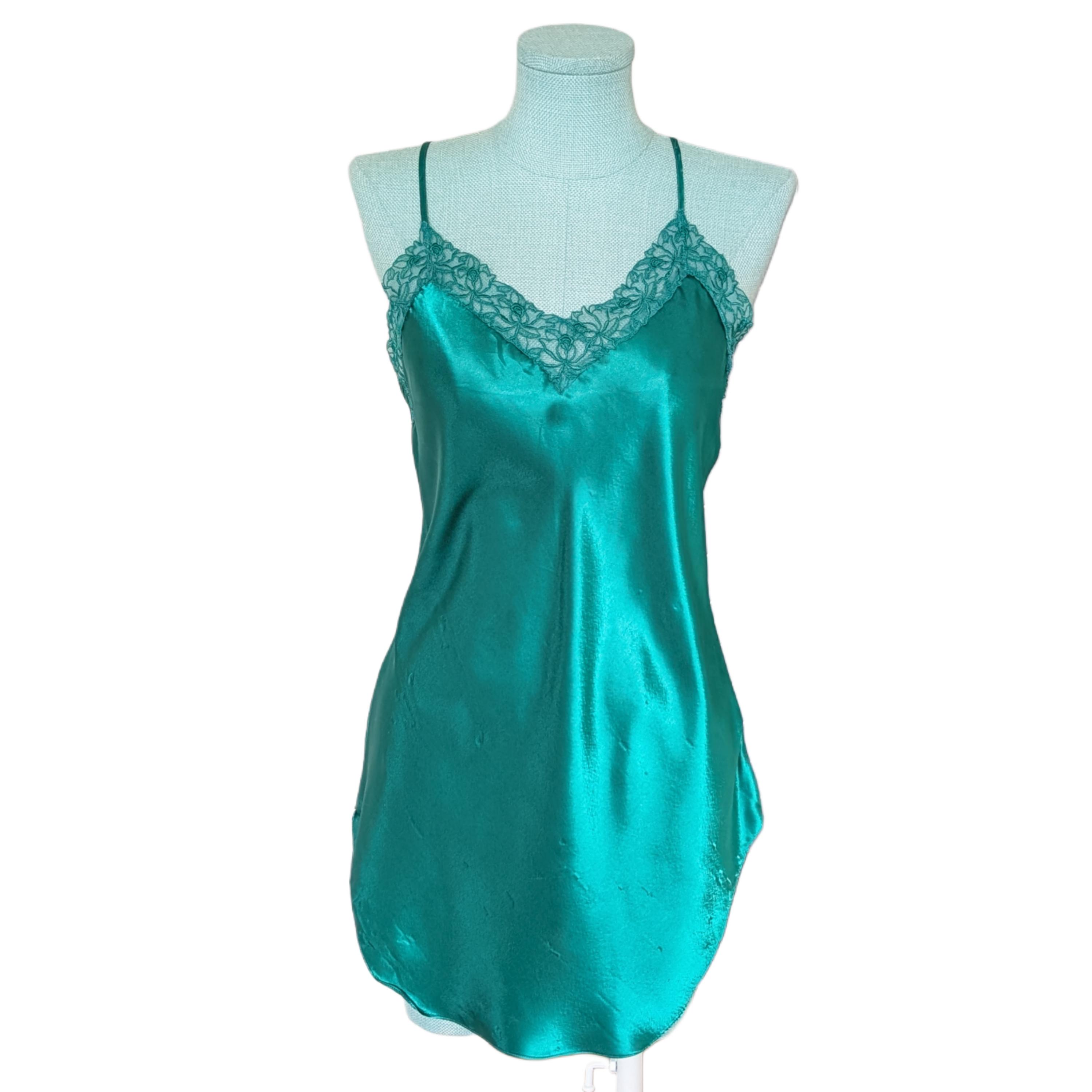 eva green velvet dress Emerald Green Two Piece Satin Crop Top Ball Gown Prom Dress main image 1