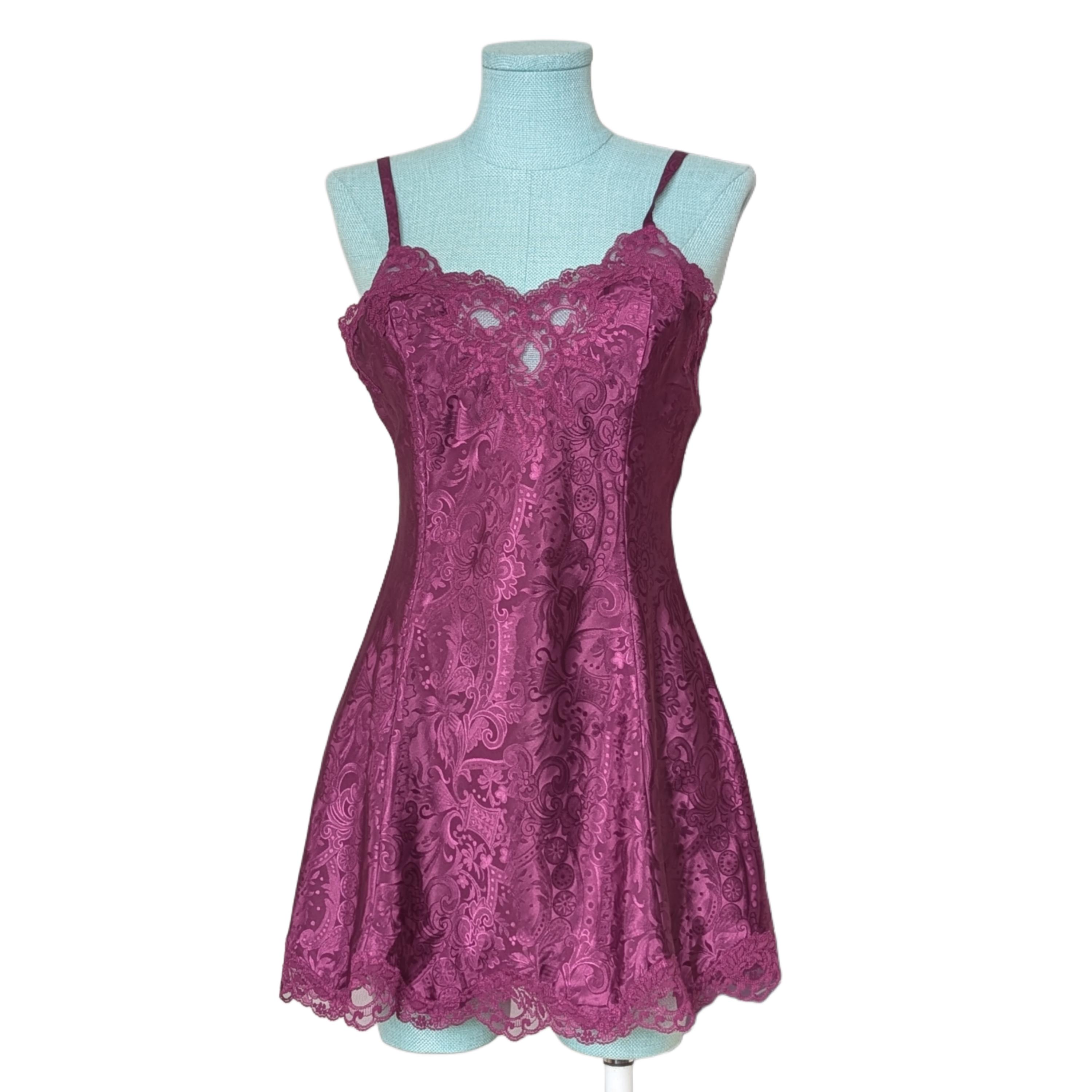 Victoria Secret Purple Slip Dress - Etsy