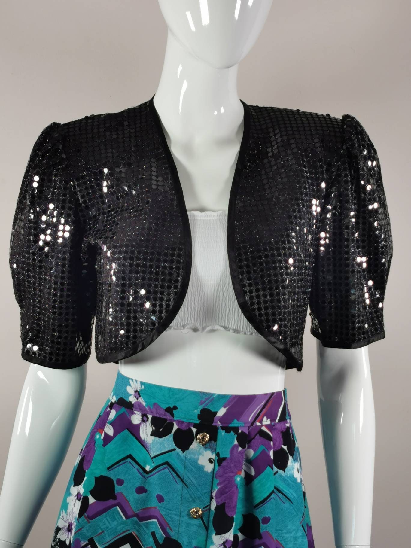 Black Sparkly Shrug Etsy UK