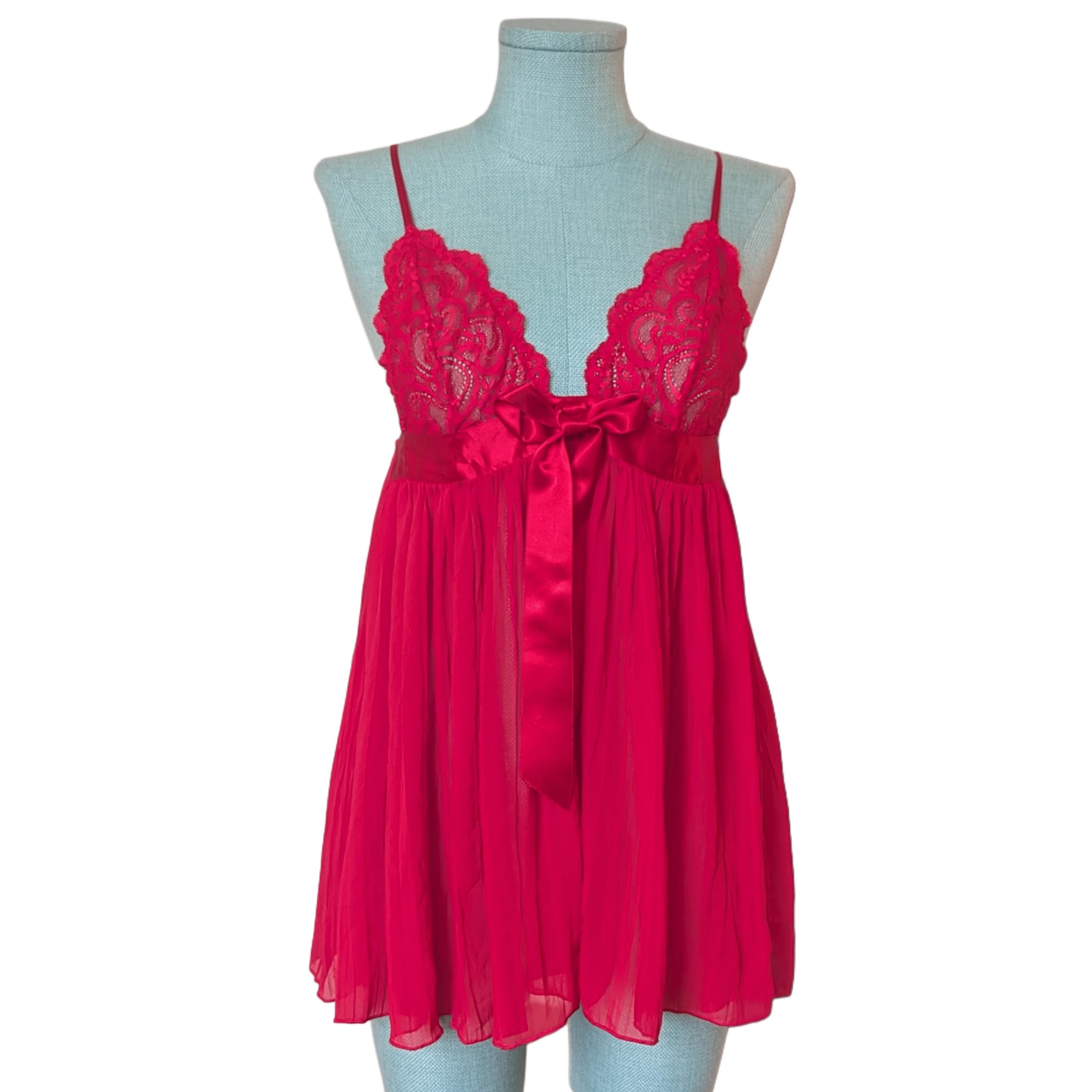 Body Teddy Victoria's Secret Taglia XL In Pizzo Lucido E Similpelle, Foderato Leggero - Nuovo Con Cartellino