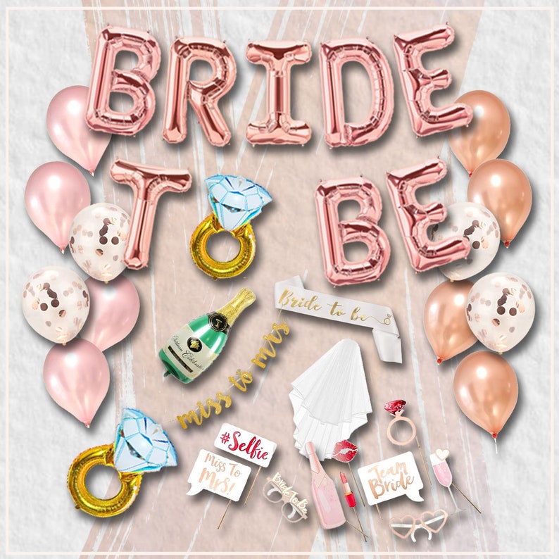 Bachelorette Party Decorations Kit and Bridal Shower Supplies Etsy