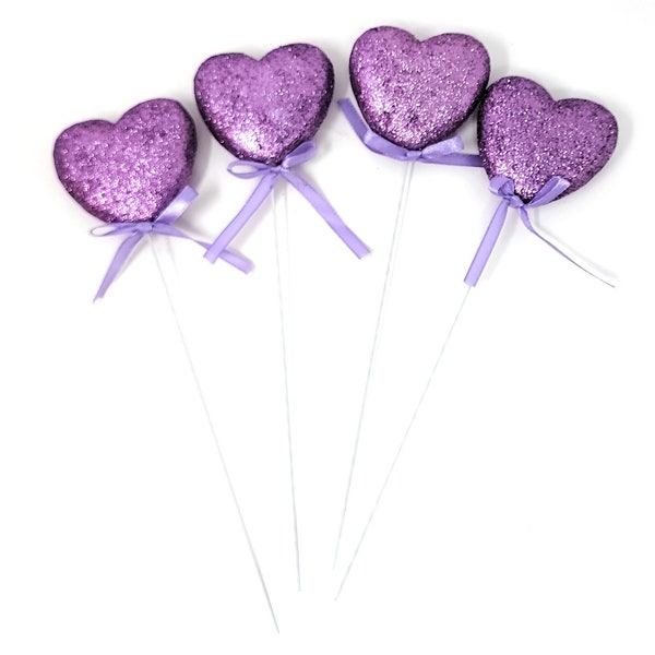 Glitter Foam Hearts Etsy