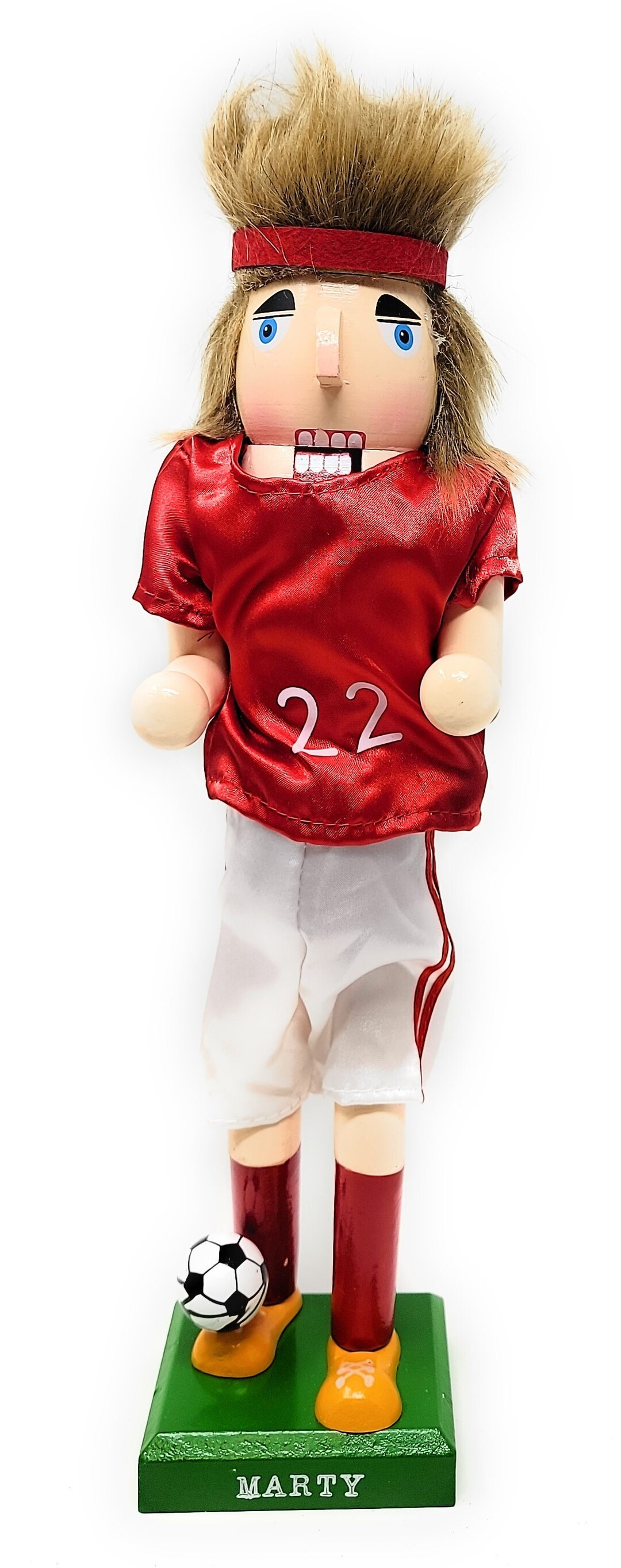 Soccer 15 Nutcracker Wood Sports Player School Etsy