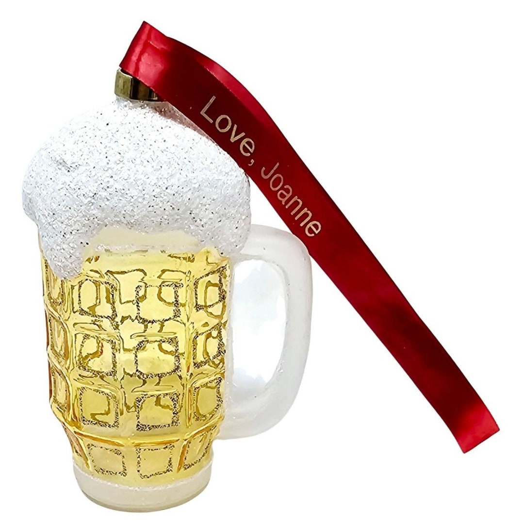4.25 Ice Cold Frosty Beer Glass Christmas Ornament Etsy