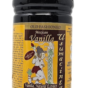 Usumacinta Pure Natural Mexican Amber Vanilla Extract, 33.8 Ounces