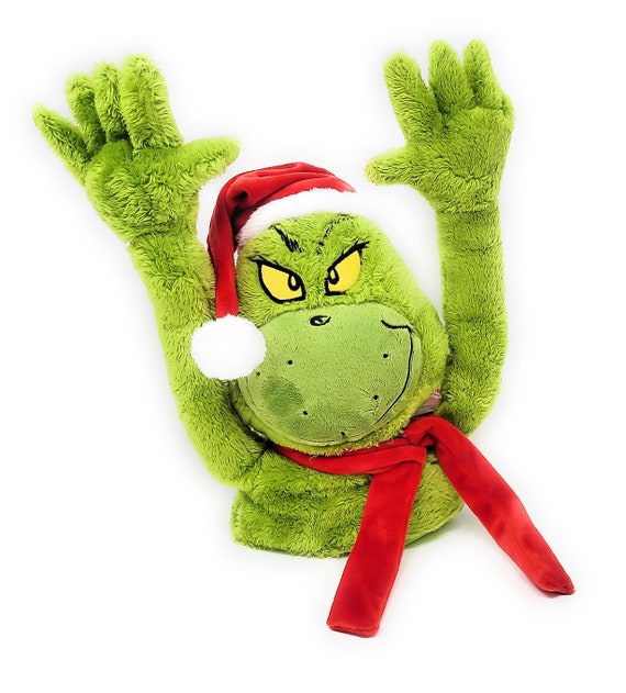 Dr. Seuss Grinch Who Stole, décoration de fête en forme de couronne de  sapin en peluche positionnable en peluche de Noël Centre -  France