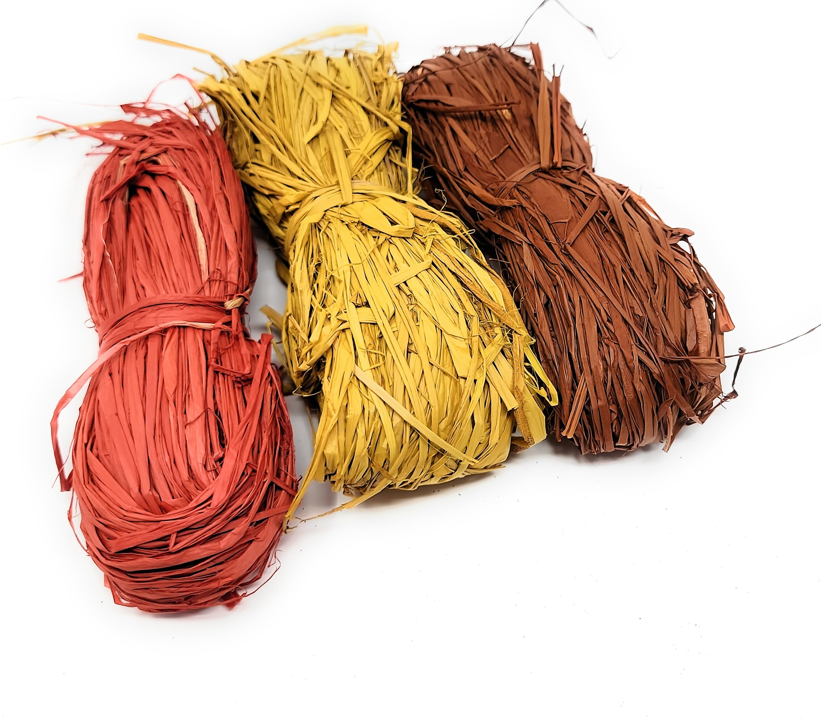 Colored raffia best sale