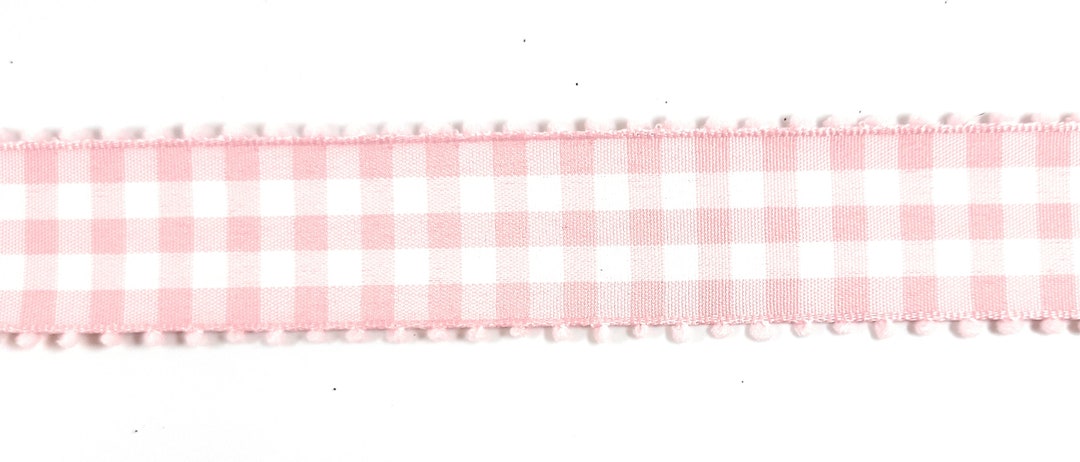  Ribbli Light Pink and White Gingham Ribbon,100% Polyester Woven  Edge,3/8 Inch x 10 Yard,Plaid Ribbon Use for Baby Shower,Gift  Wrapping,Party Decoration : Office Products
