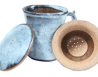 Stoneware Green Tea Mug