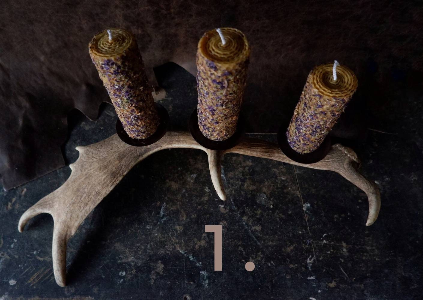 Antler tea light holder new arrivals