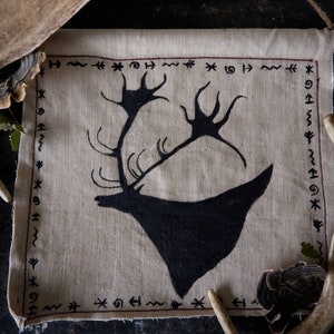 Lascaux Cave Deer and Symbols
