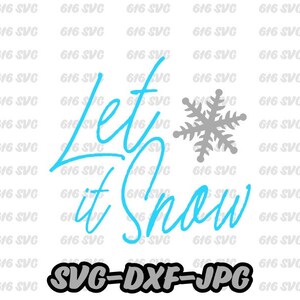 Let it snow SVG