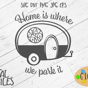 Casa é onde estacionamos SVG