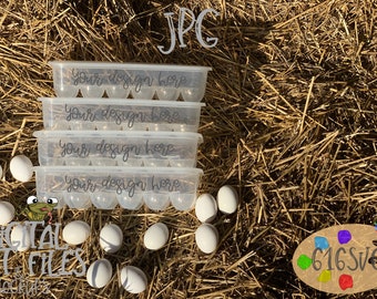 4 Egg Containers Egg Cartons Mockup JPG