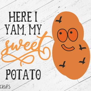 Aquí Yam, Mi Sweet Potato SVG