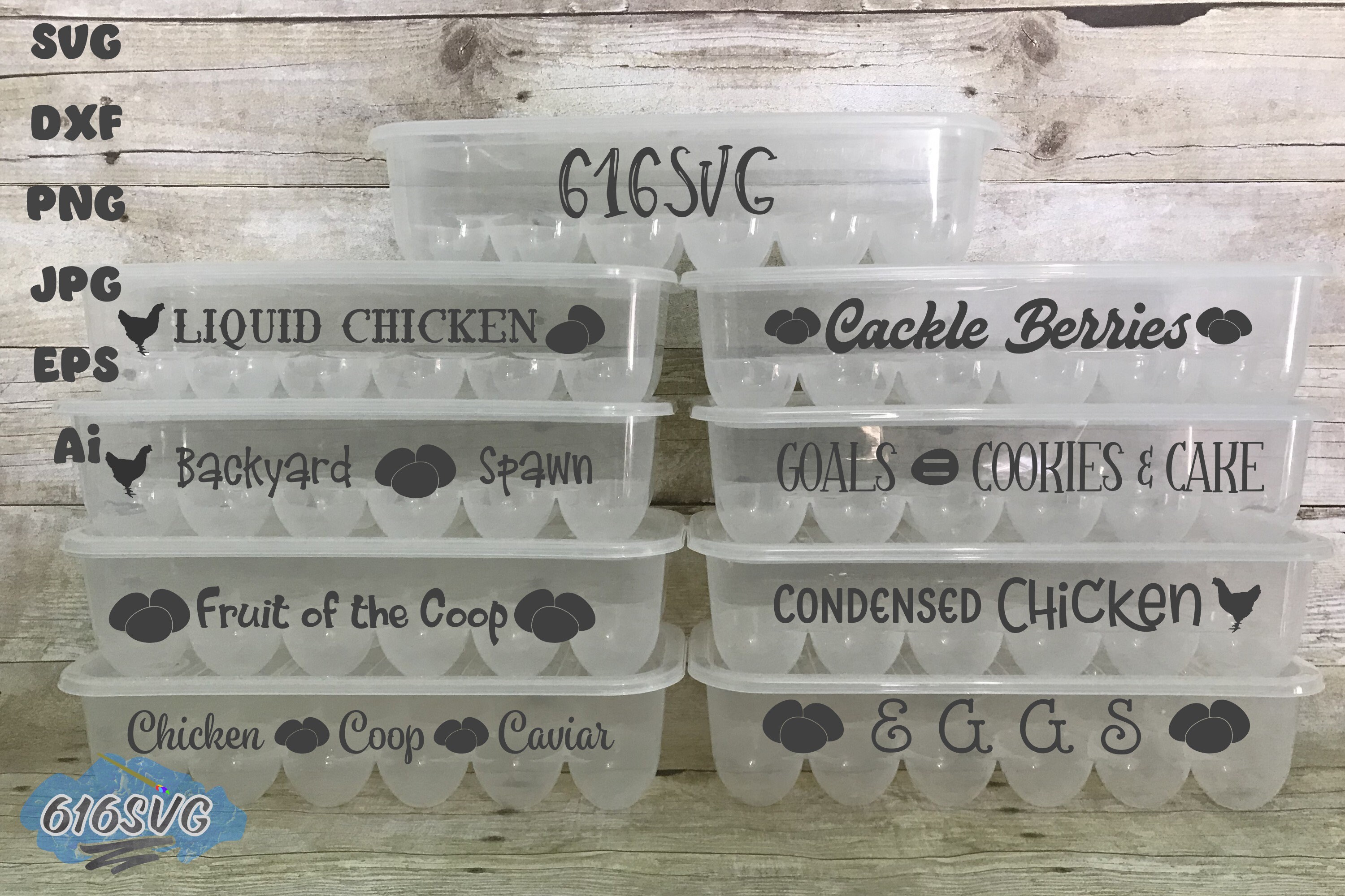16 Egg Container Egg Storage Sayings SVG Egg Puns Funny Humor Etsy Canada