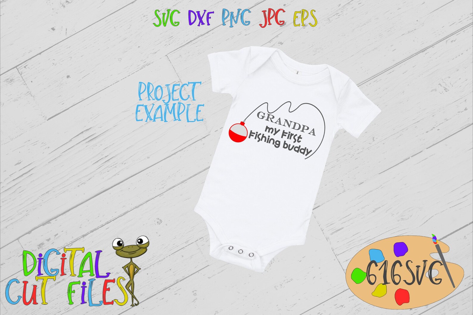 Download Grandpa My First Fishing Buddy SVG | Etsy