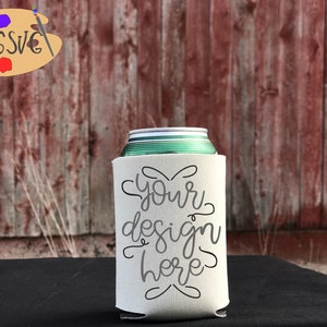 Kamel kann kühler Mockup kann Halter Neopren können Kühler