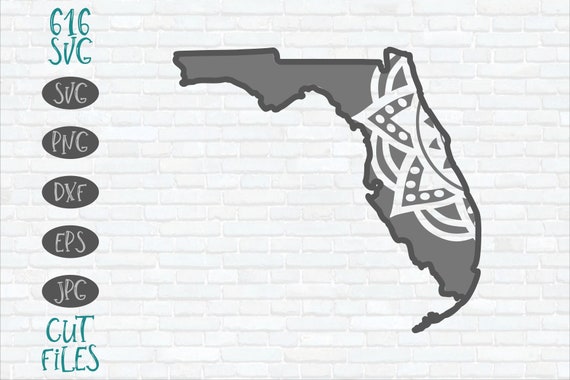 Download Florida Mandala State Of Florida Mandala Svg Etsy PSD Mockup Templates