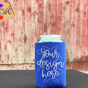 Kunglig blå burkkylarmodell burkhållare neopren burkkylare