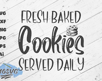 Nybakade kakor serveras dagligen SVG