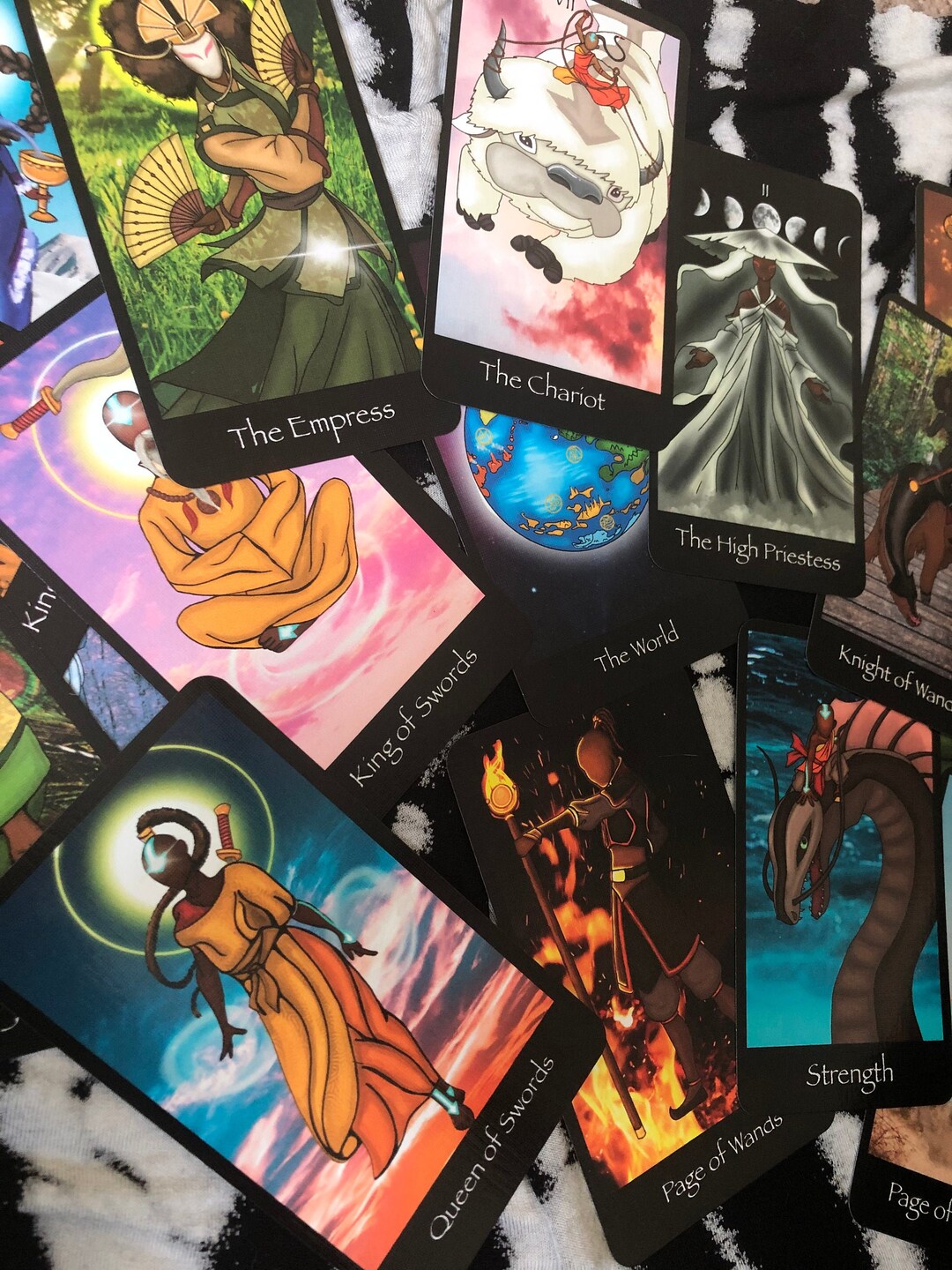 Afro Avatar Tarot by Colored Afros Art pre-order - Etsy