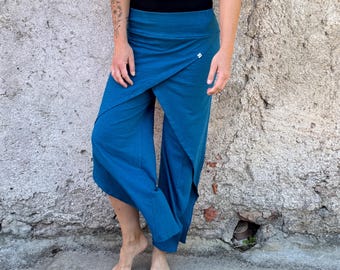 Elastic Waist Leisure Pants | Cotton Trousers | Yoga Clothing | Organic Cotton