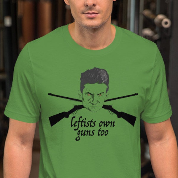 John Brown Anche i sinistrorsi possiedono le armi T-shirt / club di fucili socialisti comunista anarchico antifa antifascista