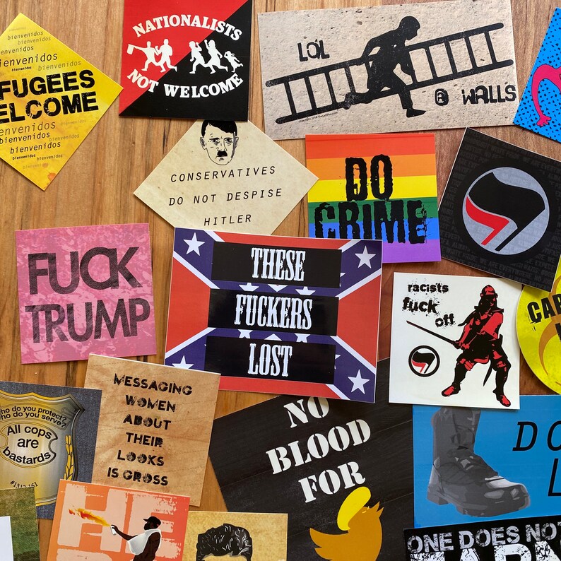 Leftist Stickers, VARIETY PACK | Proletariat Propaganda, Anti ...