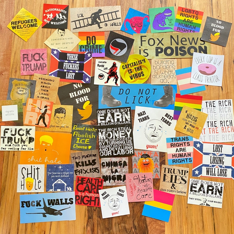 Leftist Stickers VARIETY PACK Proletariat Propaganda - Etsy