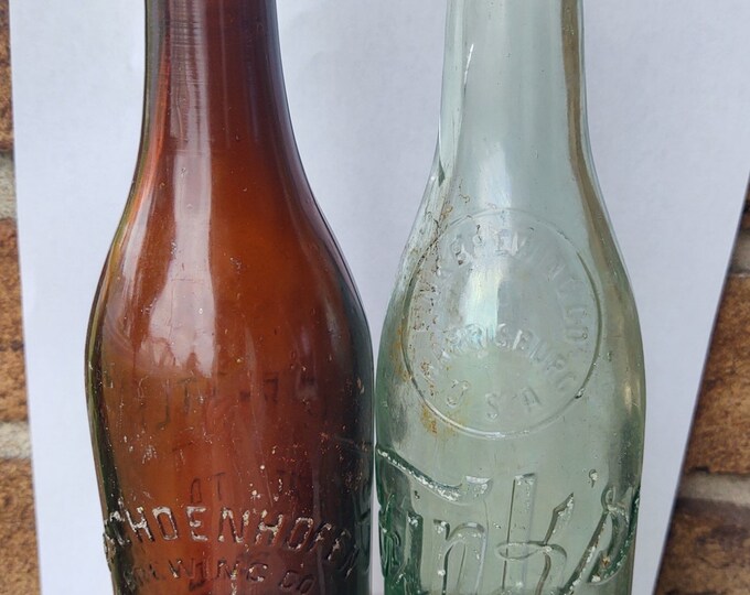 COMBINED ORDER Lot of 5 Vintage Beer Bottles, Betz, Piel, Saltzman
