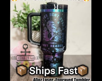 Book Babe Engraved Tumbler: Spicy Romance Reader Gift (30oz or 40oz)