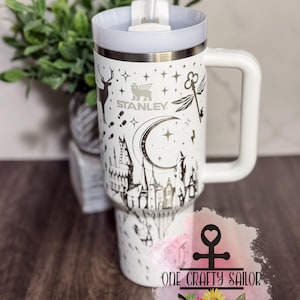 Engraved Wizard World 40oz Tumbler: Magical Movie Fan Gift