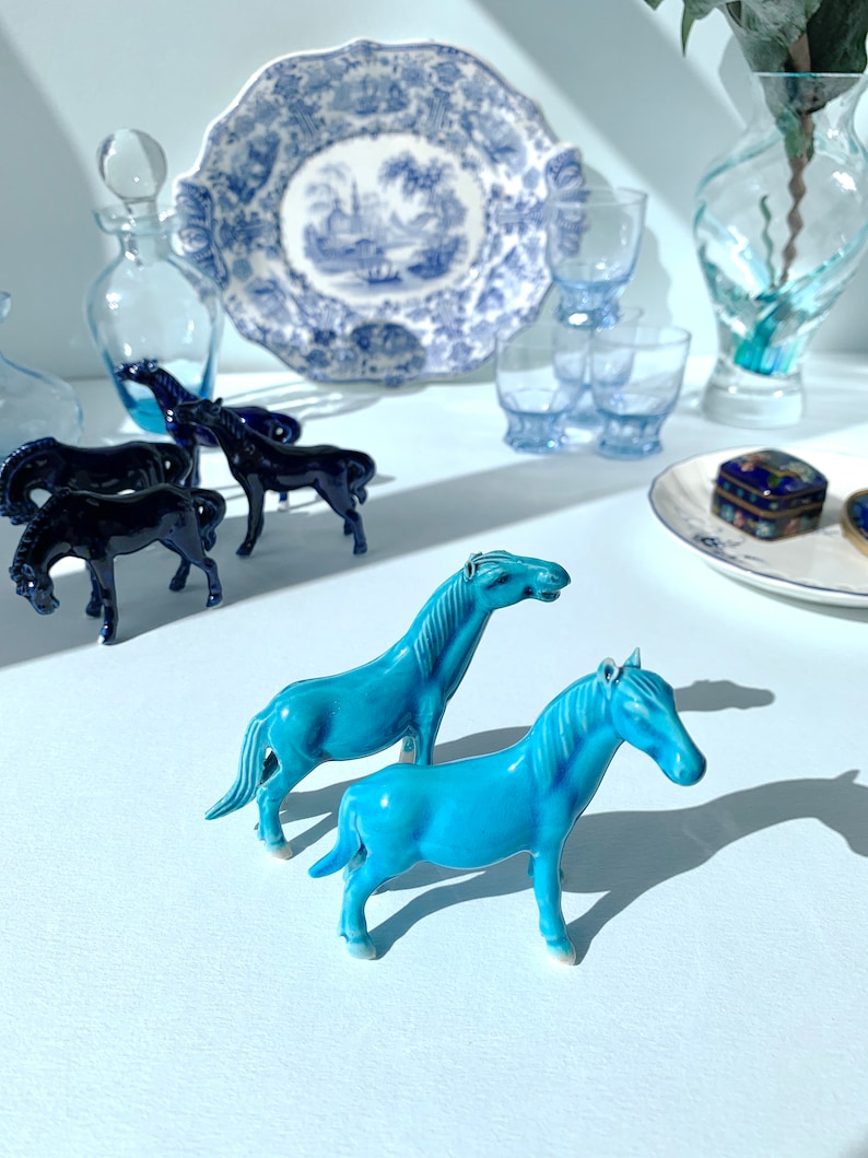 Ancient Porcelain Horse Figure