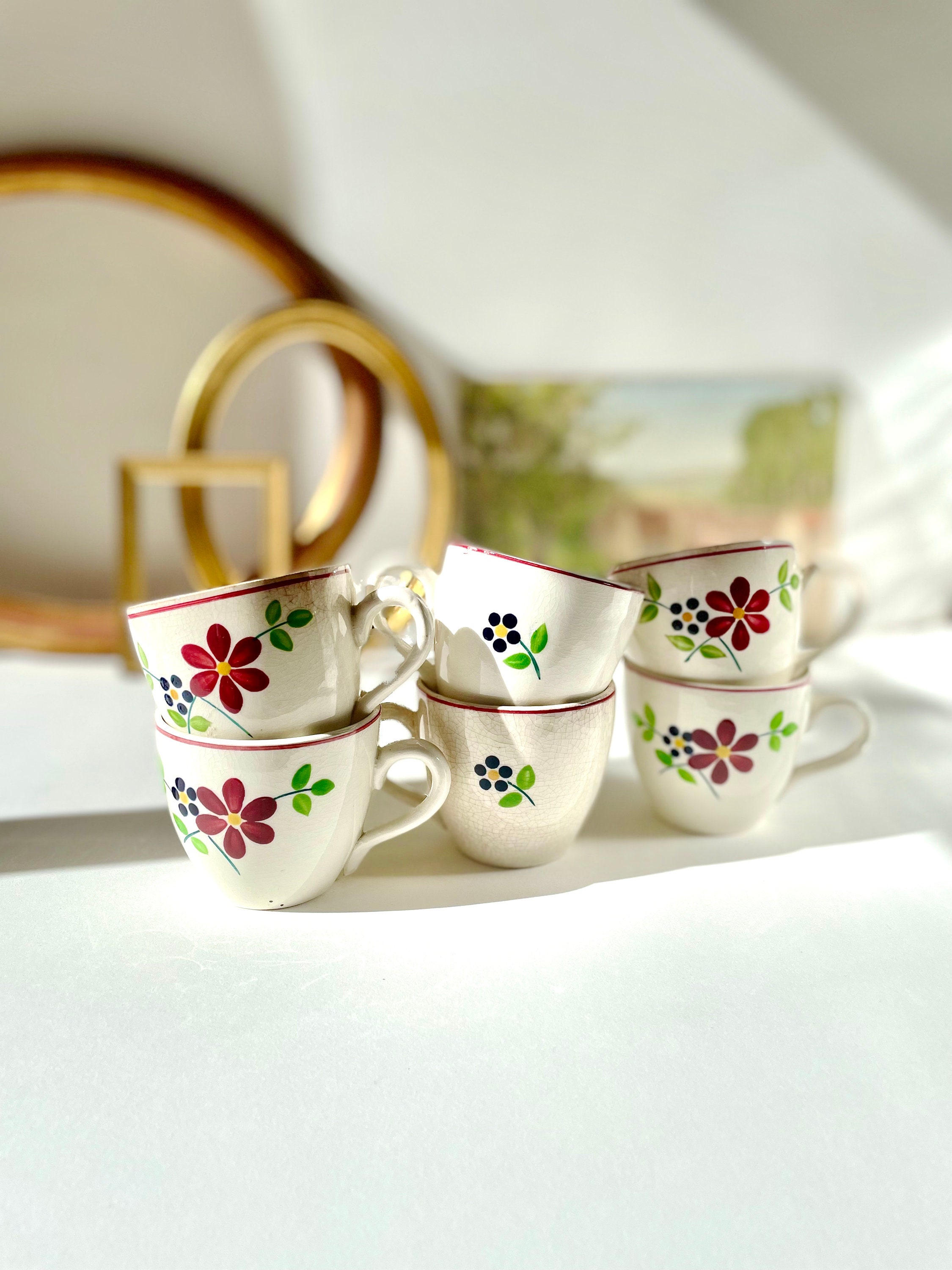 st Amand Hamage | Tasse à Café Vintage Fabriqué en France Année 50