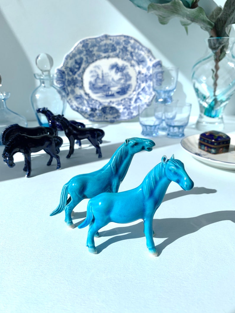 Ancient Porcelain Horse Figure