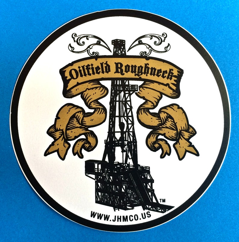 Oilfield stickers decals for roughnecks oilfield trash oil and Etsy
