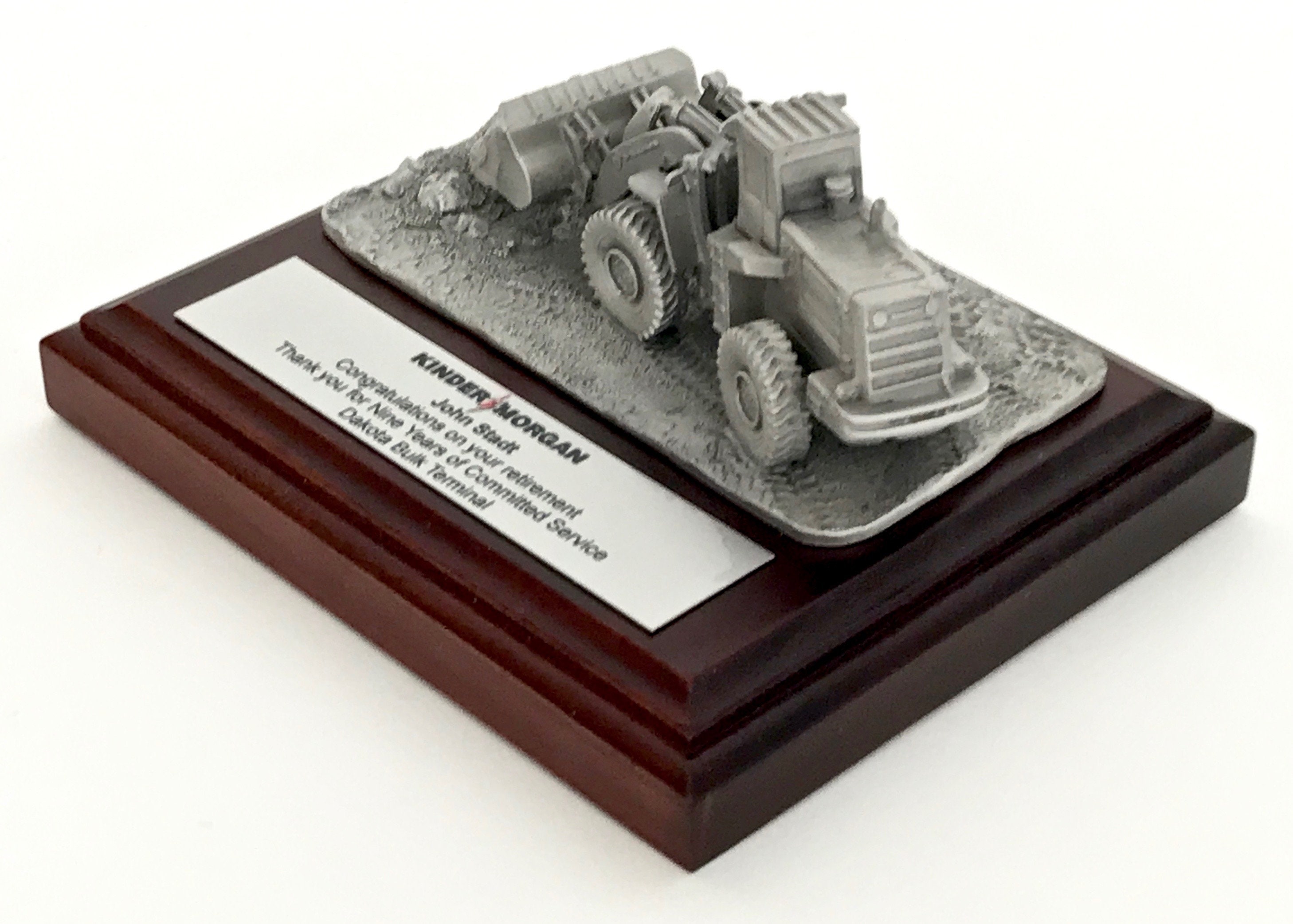 Heavy equipment Machinery operator awards plaque trophy model Etsy