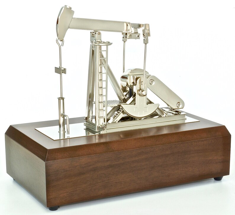 Gold Pump Jack Model Oilfield Gift Roughneck Executive oil and Etsy
